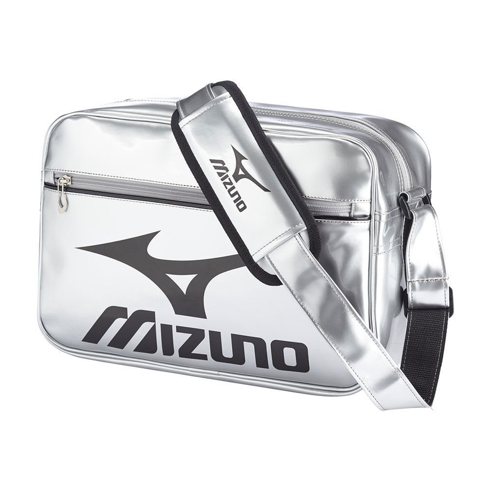 Mochila Mizuno RB Enamel S - Mulher - Prateadas/Pretas - GWVEZ3104